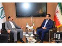 نشست مدیرعامل شرکت انبارهای عمومی و خدمات گمرکی ایران  با عضو هیأت مدیره و معاون اقتصادی هلدینگ آتیه صبا 1